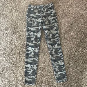 Skinny jeans,camouflage, size 3